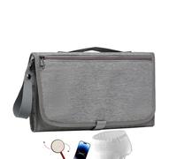 Bkljkf Bolso cambiador para mamá | Organizador de almacenamiento impermeable | de pañales para cochecito con estación de pañales, para uso diario, viajes, viajes cortos, excursiones familiares