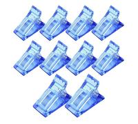 Bkljkf Clip para puntas de uñas, abrazaderas para uñas de gel, Clip de uñas de gel de construcción rápida, formas de uñas de gel de polivinílico, Herramienta ligera de manicura con abrazadera de