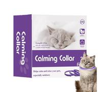 Bkljkf Collar Calmante para Gatitos | Accesorio De Confort Natural Y Ajustable,Collar Relajante para Gatos,para Viajes Visita Al Veterinario Mudanza Casa Nueva Transportín Ruidos Fuertes Extraños