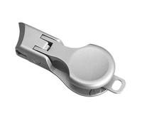 Bkljkf Cortauñas pequeño, cortaúñas - Cortador de uñas portátil de acero inoxidable, cortaúñas para niños pequeños, cortaúñas a prueba de salpicaduras, cortaúñas grueso para personas mayores,