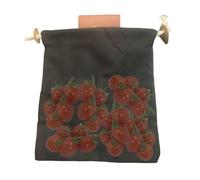 Bkljkf de comida para setas, de frutas para exteriores, de herramientas plegable con cordón, de caza de portátil Bushcraft para viajes, camping, senderismo, Negro , ver