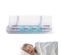 Bkljkf Deflectores de aire acondicionado, conducto de aire extensible y protección contra el viento para acondicionadores de aire - de protección contra el viento con triple ventilador para