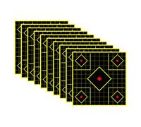 Bkljkf Dianas de Papel | 10 Unidades de 30 x 30 cm, Diana para Juegos, para Ejercicios de Tiro, Interior y Exterior, jardín, Entrenamiento y Ocio