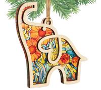 Bkljkf Elefante Hermandad de Hermandad Elefante para Hermandad | Joyas de Elefante de Madera con Tarjeta de Historia, extensión de Vacaciones, Bono Especial -para Hermanas