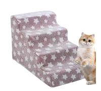 Bkljkf Escaleras para Perros, Escalones para Gatos en Vehículo, Escaleras Pet para Mascotas Antideslizantes Desmontables para Salón Estudio Dormitorio Cama Sillón