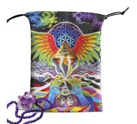 Bkljkf Funda Para Tarot - Estuche De Almacenamiento Para Barajas - Portaobjetos Para Dados, Joyas Y Cristales Para Casa Y Principiantes