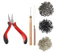 Bkljkf Juego de herramientas de extensión de cabello para principiantes | Pinzas de extensión para cabello más largo | Accesorios de estilo para damas en casa fiesta boda baile actuación fiesta cita