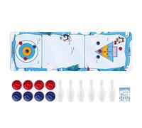 Bkljkf Juego de mesa de curling | Cono de mesa Combi Set - Juego de mesa portátil regalo para niños, adolescentes, adultos, fans de niñas
