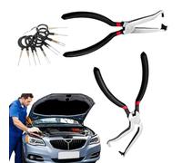 Bkljkf - Juego de Pinzas de separación eléctrica de Acero al Carbono | Reparación de automóviles con Conector -Pin Herramienta de extracción de Filtro para tubería