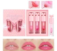 Bkljkf labial hidratante que cambia de color, de labios transparente de volumen con efecto de cambio de color | Maquillaje nutritivo a largo plazo Idea de regalo para mamá, novia, esposa