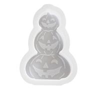 Bkljkf Moldes de silicona para Halloween, terapia de fragancia, moldes antiespeluznantes, moldes de silicona antiadherentes para hacer jabón, aromaterapia, velas, yeso y plastilina