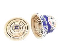Bkljkf Muñecas de Madera, 10 Piezas, decoración de Mesa de Porcelana Azul y Blanca, muñecas Hechas a Mano, para Adultos, Estudiantes, educadores, coleccionistas, Amantes del Arte, Regalo de