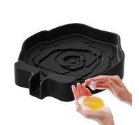 Bkljkf Porta Pastillas de Jabón | Soporte de Esponja de Silicona,Plato de Jabón Antideslizante con Desagüe para Cocina Baño Ducha Viaje
