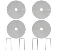 Bkljkf Protección de plantas a prueba de gatos para uso en interiores | Rejilla de malla cortable para macetas - Cubierta protectora del suelo contra animales para macetas | Para plantas de tomate