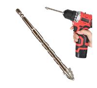 Bkljkf Taladro excéntrico dentado de cuatro filos, broca hexagonal para hormigón excéntrico | Accesorios de taladro dentado multifilo para hierro fundido, baldosas y hormigón