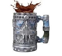 Bkljkf Taza para mujer | Vasos de agua con diseño de soldados - Gran capacidad de acero inoxidable avión taza de café - Para hombres mujeres regalo para él padre para zumo de leche fría y