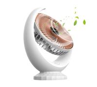 Bkljkf Ventilador De Viaje | Ventilador Portátil Para Acampada Recargable | Dispositivo Personal Silencioso Con 3 Velocidades Para Uso En Hogar Trabajo Mesa De Escritorio Exterior Acampada Oficinas