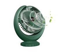 Bkljkf Ventilador Recargable | Ventilador Portátil Para Acampada Recargable | Dispositivo Personal Silencioso Con 3 Velocidades Para Uso En Hogar Trabajo Mesa De Escritorio Exterior Acampada Oficinas