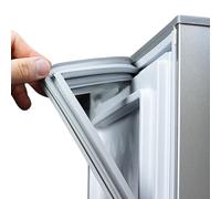 BKNCQ Goma Puerta Congelador Universal Junta Magnética Frigorífico Nevera para Sellado Eficiente,Blanco/Gris