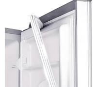 BKNCQ Junta Puerta Frigorífico Universal con Magnética, Goma Sellado Nevera Congelador, Fácil Instalación,Blanco/Gris