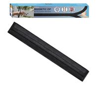 BKSAI 3X Bricolaje con Apertura Magnética de Cremallera para mosquiteras ventanas, para Pantalla para Tragaluz Ventana Mosquitera， Ajustable