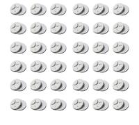 BKSAI botones de fijación para mosquitera, ventana, protección contra insectos, mosquitera, rejilla protectora para tragaluz, sin agujeros (36Pzs, Blanco) - Cierre de plástico