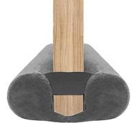BKSAI Burlete de Puerta Cortavientos con Doble Junta para Inferior Puerta | Cortavientos para Puerta, Burlete Bajo Puerta, Aislante de Ruidos, Frío, Viento, Luz, Insectos, Ajustable entre 80-100 cm