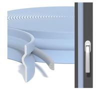 BKSAI Burlete Ventana Aislante Termico y Acustico para Ventanas y Puertas de Entrada (gris, 6 m)