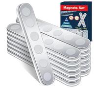 BKSAI Imanes Adhesivos Iman Adhesivo No se Rompen Fácilmente Potentes Imanes Neodimio Iman Juego de Magnético Tiras para para Refrigerador / 12Pzs N52-Sujete 1500G / Componentes de Fijación