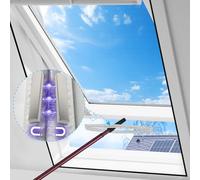 BKSAI Mosquitera para Ventana Autoadhesiva anti Insectos Cortable Individualmente a Medida para Todas Las Ventanas de hasta 130X150CM
