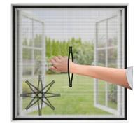 BKSAI Mosquitera Ventana con Cremallera 130x150cm Red Cortable Universal