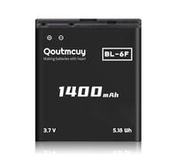 BL-6F - Batería de ion de litio para Nokia N78, N79, N95 (1400 mAh, 8 GB)