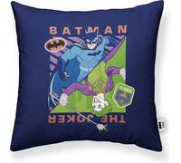 BELUM | Funda de cojín 100% algodón Batman Child A 45x45cm, Funda de cojín Suave, Funda de cojín de Varios tamaños, Funda de cojín Multicolor