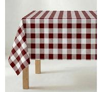 BL BELUM | Mantel Antimanchas Tacto Tela Impermeable 200x140 cm Color Granate | Fabricado en España