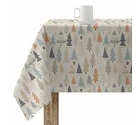 BL BELUM | Mantel Navidad 140x140 Antimanchas Impermeable Tacto Extrasuave Diseño Navideño - Mantel de Navidad Hecho en España Acabado Premium y Durabilidad