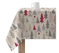 BL BELUM | Mantel Navidad 300x180 Antimanchas Impermeable Tacto Extrasuave Diseño Navideño - Mantel de Navidad Hecho en España Acabado Premium y Durabilidad