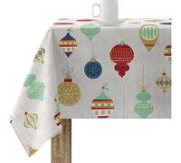 BL BELUM - Mantel Navidad - Mantel antimanchas Mesa Rectangular Resinado - Mantel resinado (tacto plastificado) - Mantel Mesa - Mantel Mesa hogar ( cm) - Mantel Elegante Made By BL BELUM - Mantel No