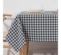 BL BELUM | Mantel Vichy Marino Impermeable Tamaño 140x140 cm 100% Algodón - Manteles Cuadros Tacto Extrasuave 100% Made in Spain Certificado OEKOTEX100