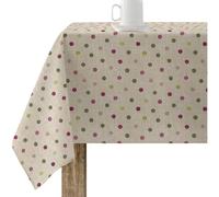 BELUM | Mantel XL Antimanchas 100% algodón resinado, Mantel NO Hule, Mantel Tacto algodón, Mantel Impermeable, Mantel Antimanchas Repelente líquidos (Multicolor, 100X300)