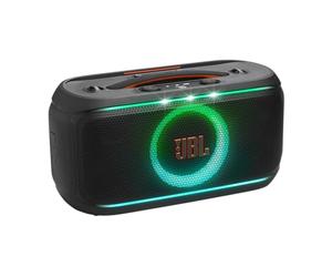 BL PartyBox On-The-Go 2 Altavoz portátil para Fiestas, Bluetooth, micrófono inalámbrico, espectáculo de Luces dinámico, 15 h de autonomía, IPX4, JBL Pro Sound, Compatible con Auracast, Negro