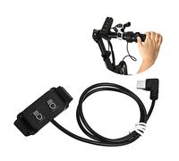 BL02/BL03/BL06 - Luz de bicicleta con control remoto para faros delanteros de bicicleta, cable de soporte, interruptor remoto, luz de señal, control de cable, luz de advertencia Drive-by-wire