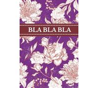 Bla Bla Bla NOTIZBUCH (violet): 130 Seiten, A5, liniert - Notizbuch / Tagebuch / Journal / Scrapbook: Elegantes Geschenk mit Haute-Couture-Vibes | Clean-Girl-Aesthetic
