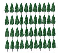 Blablablalu Árboles Modelo de 40pcs, árboles en Miniatura de plástico Artificial, Planta de Arquitectura Decorativa de bajo Mantenimiento para artesanías de Bricolaje construyendo Paisaje de Paisaje