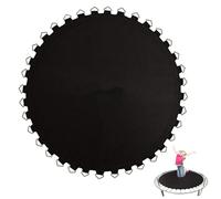 Blablablalu Estera de trampolín con 72 Hebilla Triangular PP Alta Elasticidad UV y Agua Round 12 Ft Reprazamiento de Almohadilla de trampolín para al Aire Libre, Solo Estera