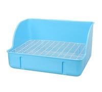 Blablablalu Rabbit Litter Box Cage Mount Dual Layer 11x6x9 Inch Plastic Bunny Litter Box, Multi-Purpose for Chinchilla, Guinea Pig & MoreRabbit
