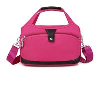 Blaciokamith Soft Side Lightweight Underseat Tote Bag, Multi-Pocket Waterproof Anti-Theft, Simple Waterproof Crossbody (rose red)