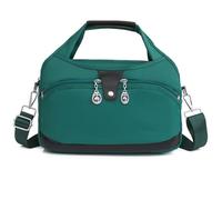 Blaciokamith Soft Side Lightweight Underseat Tote Bag, Multi-Pocket Waterproof Anti-Theft, Simple Waterproof Crossbody (dark green)