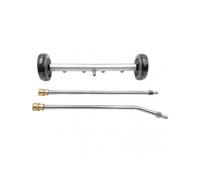 (Black) 16-Inch Pressure Washer Undercarriage Cleaner with Straight Extension Wand & 1/4 Inch Quick Connect for Under Car Cleaning