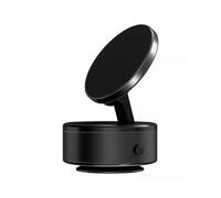 (Black)2024 New Electric Vacuum Magnetic Suction Car Phone Mount 360 Rotation Holder