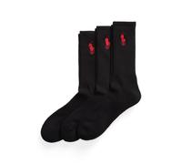 Black 3 pares de calcetines de media caña TALLA ÚNICA